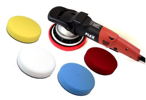 Flex XC 3401 VRG Orbital Polisher (Dual Action) COMPLETE PAD KIT Buffing & Polishing Pads CHEMICAL GUY BUF_101.3KIT