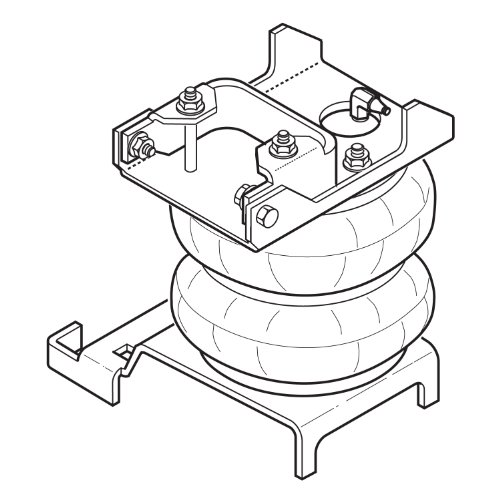 Firestone W217602477 Ride-Rite Front Kit for Workhorse UFO Air Suspension Kits Firestone W217602477