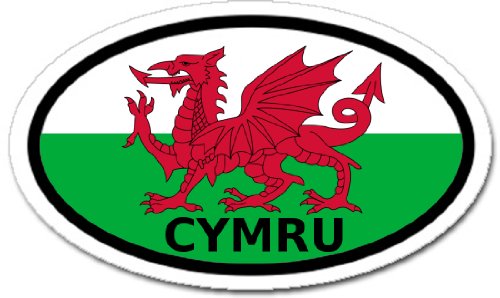 Bumper Stickers, Decals & Magnets LandsAndPeople wales_0002