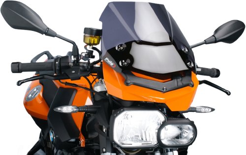 PUIG Racing Windscreen - Dark Smoke 5051F Windshields & Accessories Puig 5051F