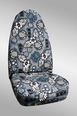 Shear Comfort Custom Toyota Sienna Seat Covers - REAR SEAT SET: Buckets w/ Dual Arms and Adjustable Headrests (Base LE and XLE 2WD models) (2011-2013) - Shear Comfort Hawaiian Turtles Cinder Island Accessories Shear Comfort 100200001274