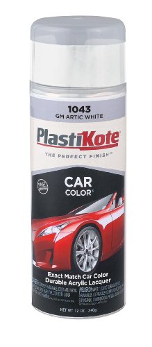 PlastiKote 1043 GM Arctic White Automotive Touch-Up Paint - 11 oz. Touchup Paint PlastiKote 1043