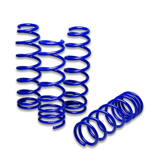 DNA, LS-HA90-BL, 2 DROP RACING SUSPENSION LOWERING SPRING SPRINGS HONDA ACCORD CB/CD BLUE Coil Springs DPT LS-HA90-BL