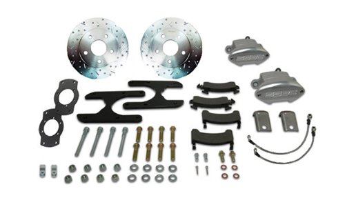 SSBC W125-39BK At The Wheels Rear SportR1 Plus Rear Kit with Black Calipers Brake Kits SSBC W12539BK