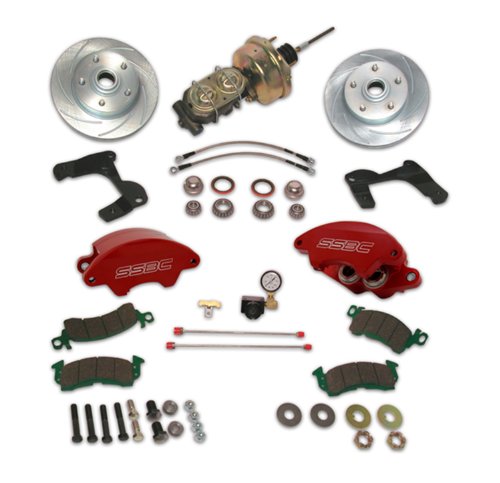 SSBC A129-35BK SuperTwin Kit with Black Calipers Brake Kits SSBC A12935BK