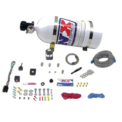 Nitrous Express 21000-10 35-150 HP Dry EFI Single Nozzle System with 10 lbs. Composite Bottle Fuel System Nitrous Express 2100010