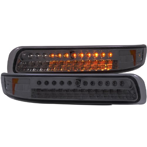 AnzoUSA 511070 Smoke LED Bumper Light for Chevrolet Silverado - (Sold in Pairs) Lighting AnzoUSA 511070