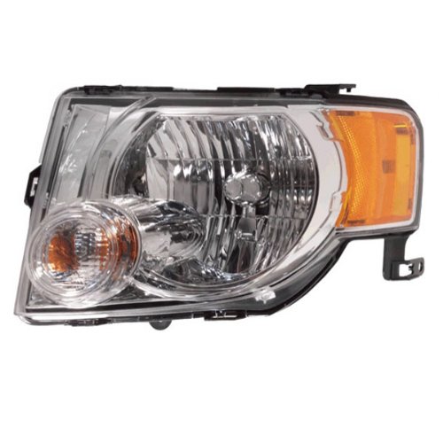 Aftermarket Replacement Headlight Headlamp CHROME Bezel Assembly Clear Lens Front Driver Side Left LH Headlight Assemblies Aftermarket Replacement 3221-3001L