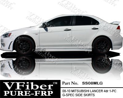 2008-2012 Mitsubishi Lancer 4dr Body Kit G-Spec Side Skirt Body Kits SS08MLG