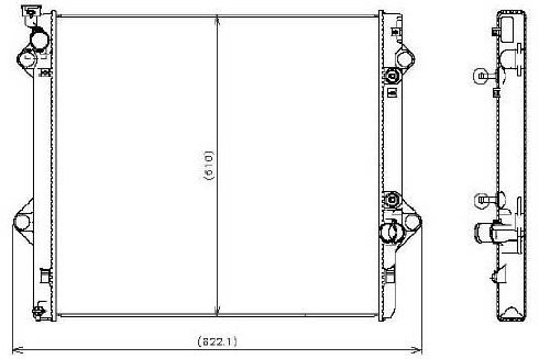 Denso 221-3125 Radiator Radiators Denso 221-3125