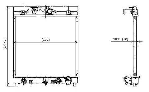Radiators Denso 221-3207