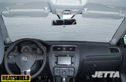 Sunshade for Volkswagen Jetta Sedan Jetta GLI 2011 2012 2013 2014 Heatshield Windshield Custom-fit Sunshade #1280 Windshield Sunshades HeatShield 1280Jetta