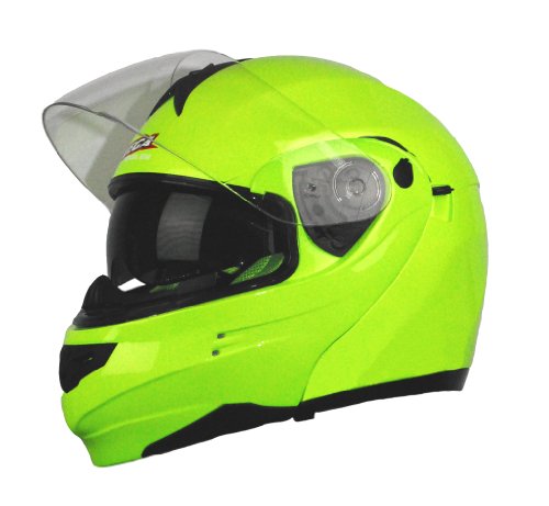Vega Summit 3.0 Hi-Visibility Modular Full Face Helmet (Yellow, Medium) Helmets Vega 4800513