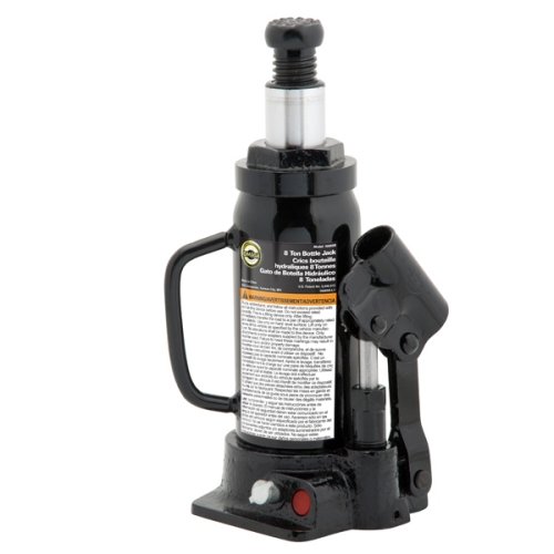 Omega 10085B Black Hydraulic Bottle Jack - 8 Ton Capacity Bottle Jacks Omega 10085B