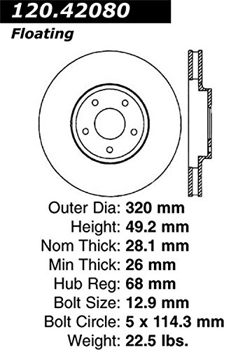 Converter Parts StopTech 128.42080L