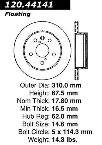 Converter Parts StopTech 128.44141R