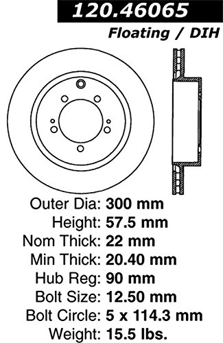 Rotors StopTech 126.46065CSL