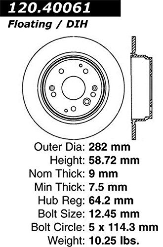 Converter Parts StopTech 127.40061L