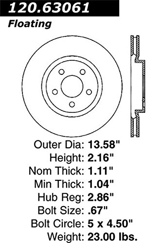 Converter Parts StopTech 127.63061L