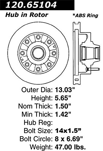 Converter Parts StopTech 126.65104SR