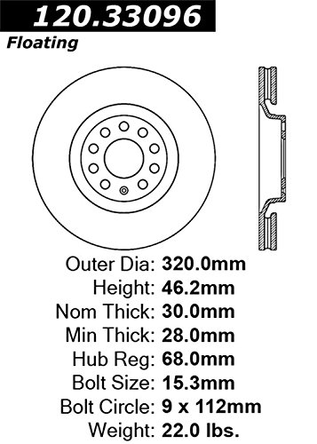 Converter Parts StopTech 127.33096R