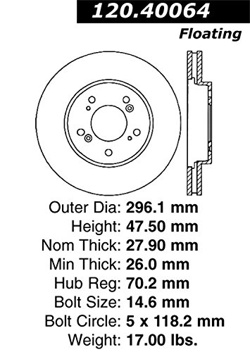 Converter Parts StopTech 127.40064L