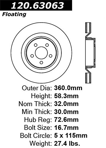 Converter Parts StopTech 127.63063R