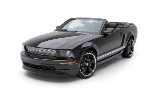 3dCarbon 2005-2009 Mustang V6 Convertible 5 PC. KIT (painted: Sparkle Silver Effect - Wheel - 6389) Body 3dCarbon 691209-C-6389