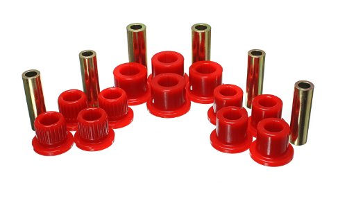 Energy Suspension 4.2147R Rear Leaf Spring Bushing Set Bushings Energy Suspension 42147R