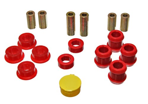 Energy Suspension 16.3103R Front Control Arm Bushing Set for Honda Bushing Kits Energy Suspension ENE-16.3103R