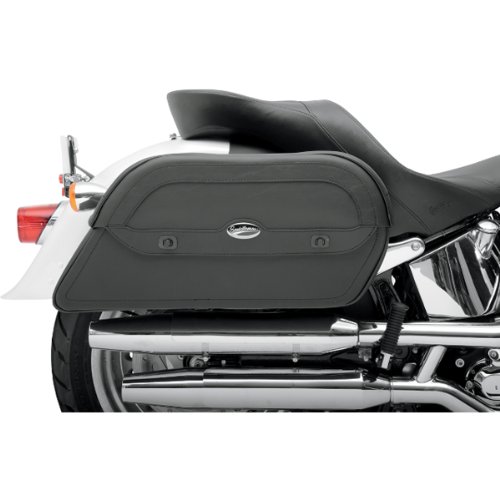Saddlemen Cruis'n Slant Throw-Over Sports Saddlebag - Black / Jumbo Saddle Bags Saddlemen 3501-0308-PU-AMA