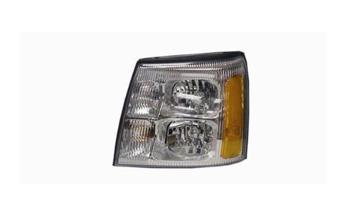 2003-2006 Cadillac Escalade CCFL Projector Headlights /w Amber (HID Compatible) (Black) Headlight Bulbs Unknown MTIX-HL-HALO-1131