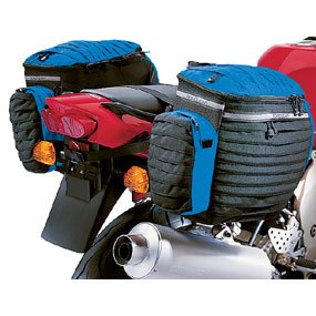 ROADGEAR Hi-Adventure Jumbo Sport Saddle Bags 90 Liters Blue and Black Saddle Bags Roadgear SL747