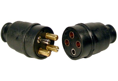 Pico 0720A 4-Pole Round Trailer Electrical Connector 25 per Package Wiring Pico 0720A