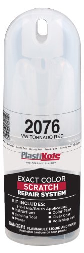 PlastiKote 2076 Volkswagen Tornado Red Scratch Repair Kit Body Repair Tools PlastiKote 2076