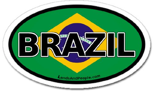 Bumper Stickers, Decals & Magnets LandsAndPeople brazil_0006