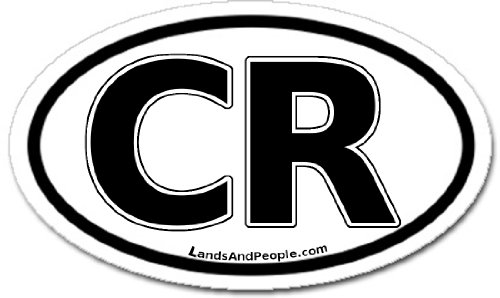 Bumper Stickers, Decals & Magnets LandsAndPeople costaRica_0006