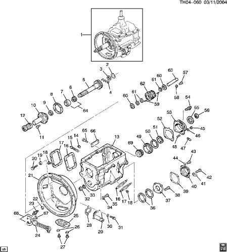 GM 12384078 F-Rebuild Kit Rebuild Kits GM 12384078