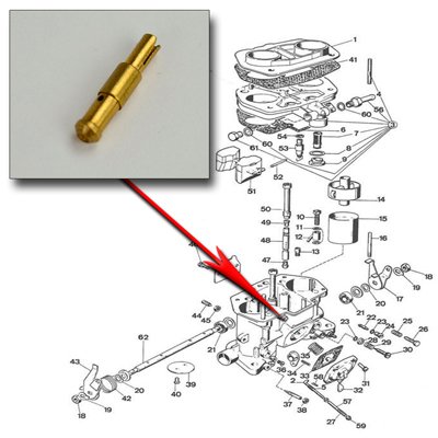 WEBER IDF IDLE JET 47, dune buggy vw baja bug Jets Empi 74405.047