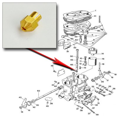 WEBER IDF MAIN JET 195, dune buggy vw baja bug Jets Empi 73401.195