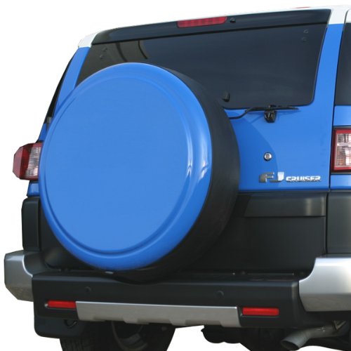 2007-2009 Toyota FJ Cruiser - 32 Color Matched Rigid Tire Cover (Plastic Face & Vinyl Band) - Brick Red Tire Covers Boomerang RG-FJ32-BR