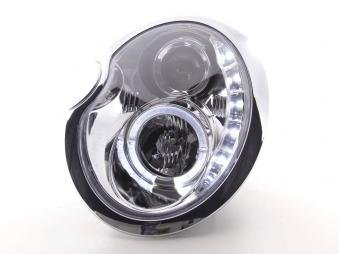 Daylight headlight Mini Cooper Typ R50 Yr. 01-06 chrome Headlight Bulbs & Assemblies FK Automotive FKFSBM010039