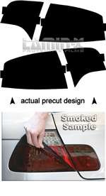 Audi A4 & S4 Sedan (2006, 2007, 2008) Tail Light Film Covers (Color: SMOKED) Exterior Accessories Lamin-x A208S