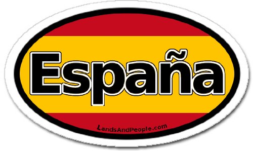 Bumper Stickers, Decals & Magnets LandsAndPeople spain_0011