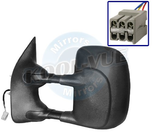 Discount Starter and Alternator 1884PL Ford E-Series Vans Driver Side Replacement Mirror Power Non-Heated Manual Folding Exterior Mirrors Discount Starter & Alternator 1884PL