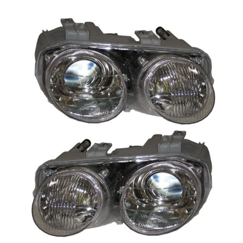 98-01 Acura Integra Headlights Headlamps Head Lights Lamps Pair Set Headlight & Tail Light Conversion Kits Eagle Eye Lights 02-AZ-AI98-PCC-RIM