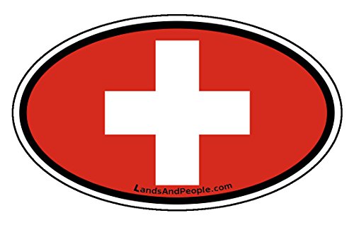 Bumper Stickers, Decals & Magnets LandsAndPeople switzerland_0001