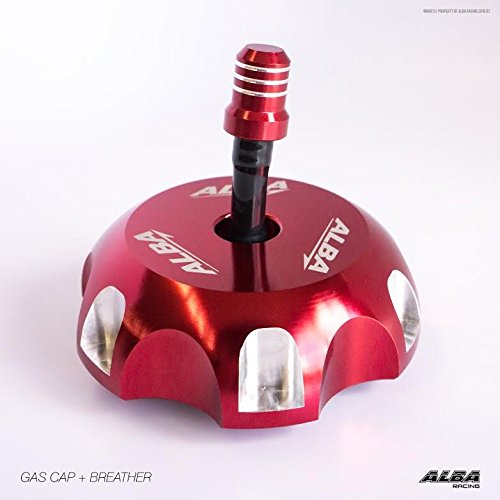 ATV Gas Cap Yamaha Raptor 700 (2013-2017) and Raptor 700R (2006-2009 and 2011-2017) Red Gas Caps Alba Racing 402.CAP.RED