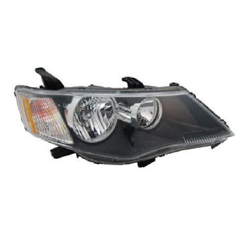 OE Replacement Mitsubishi Outlander Passenger Side Headlight Assembly Composite (Partslink Number MI2503144) Headlight Assemblies Multiple Manufacturers MI2503144