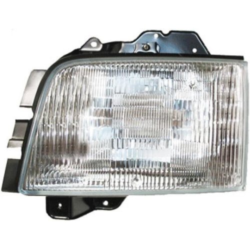 OE Replacement Acura SLX/Isuzu Trooper Driver Side Headlight Assembly Composite (Partslink Number IZ2502107) Headlight Assemblies Multiple Manufacturers IZ2502107